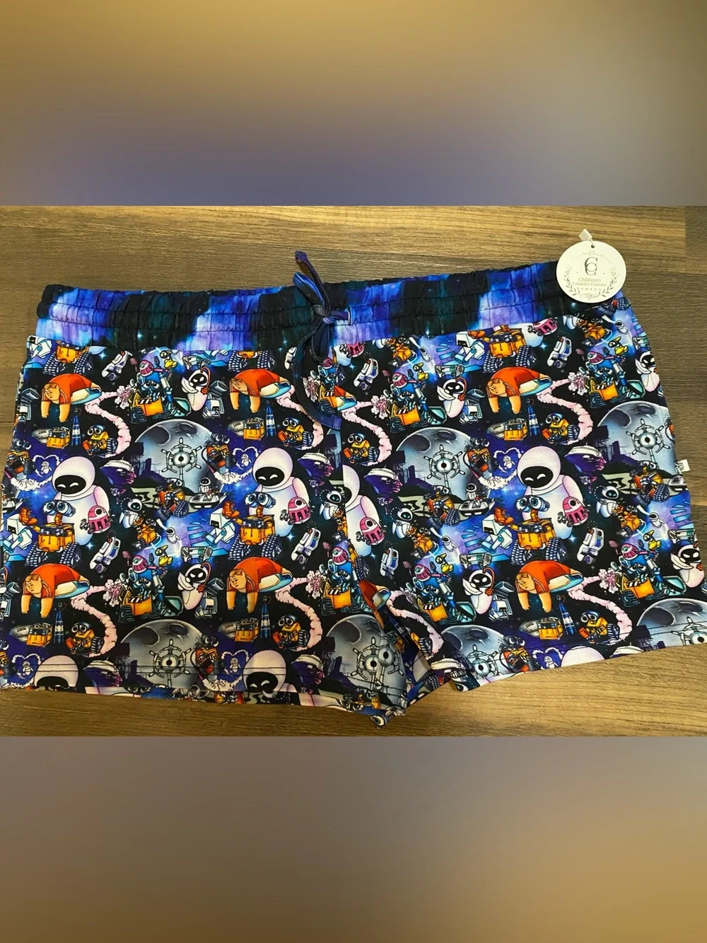 2xl bamboo French terry Wall~E Shorts NWT
